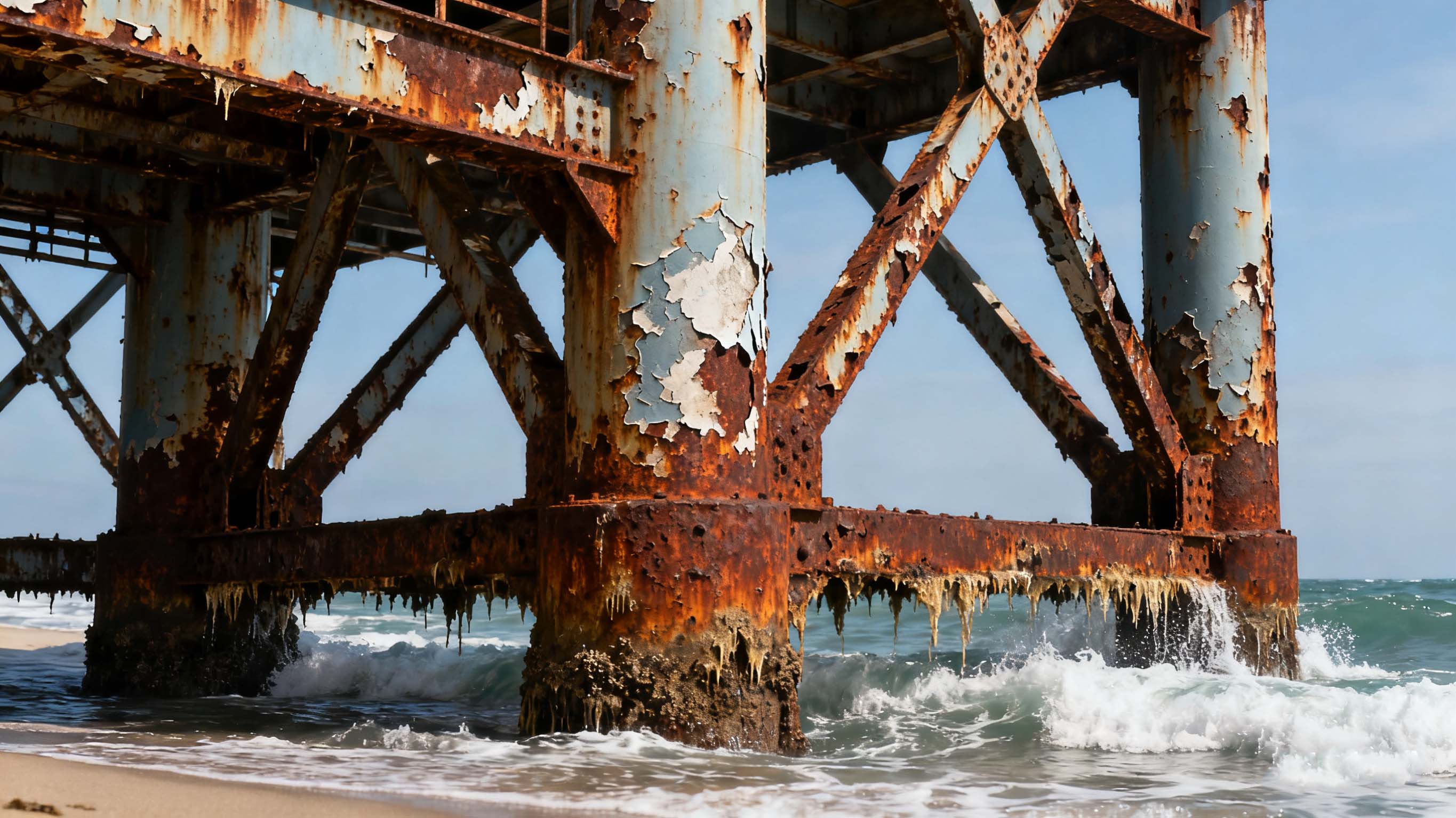 沿海钢结构腐蚀