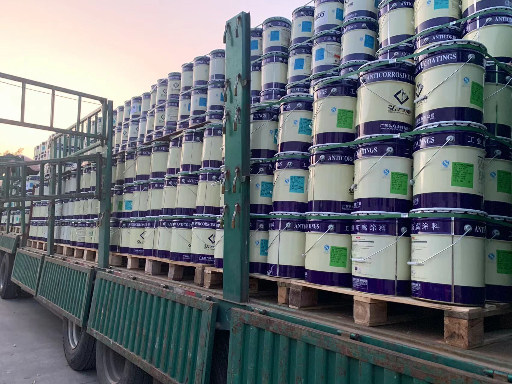 广东英国beat365官方网站入口涂料出货发车